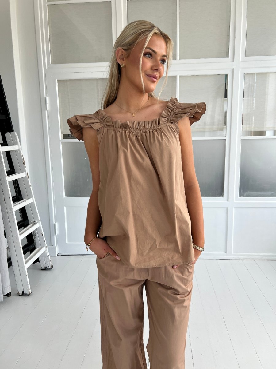 Gaspar Carmen sand top - Aaberg DK