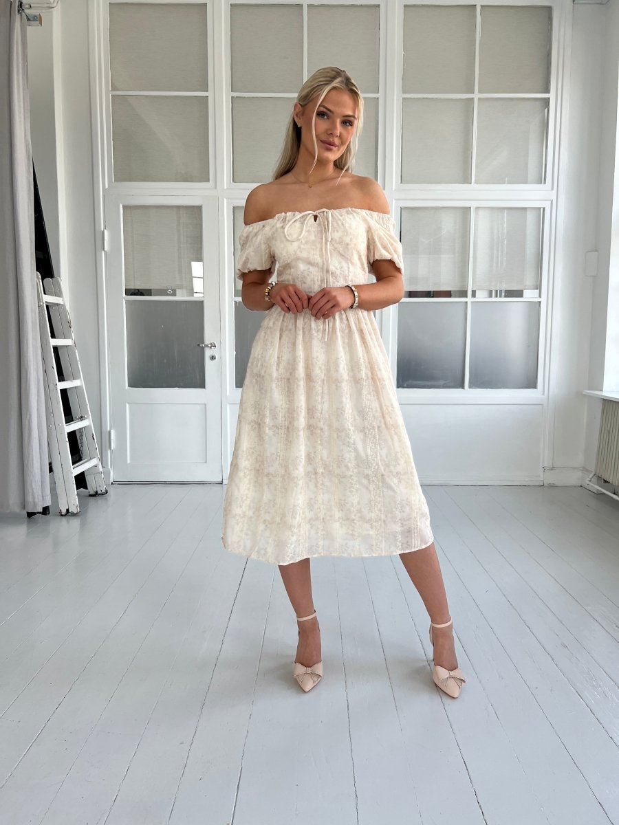 GD Golden Days beige summer dress - Aaberg DK