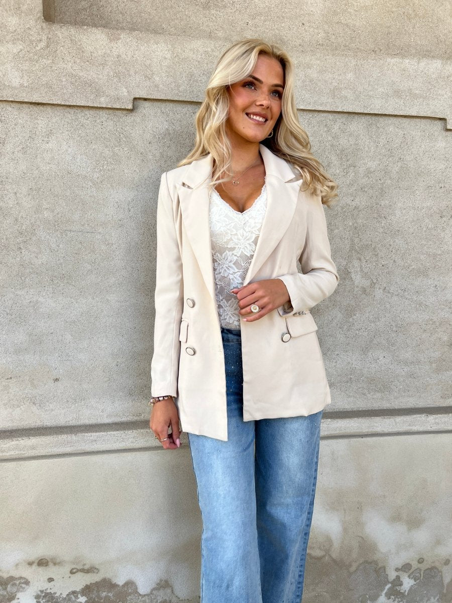 Its May beige blazer - Aaberg DK