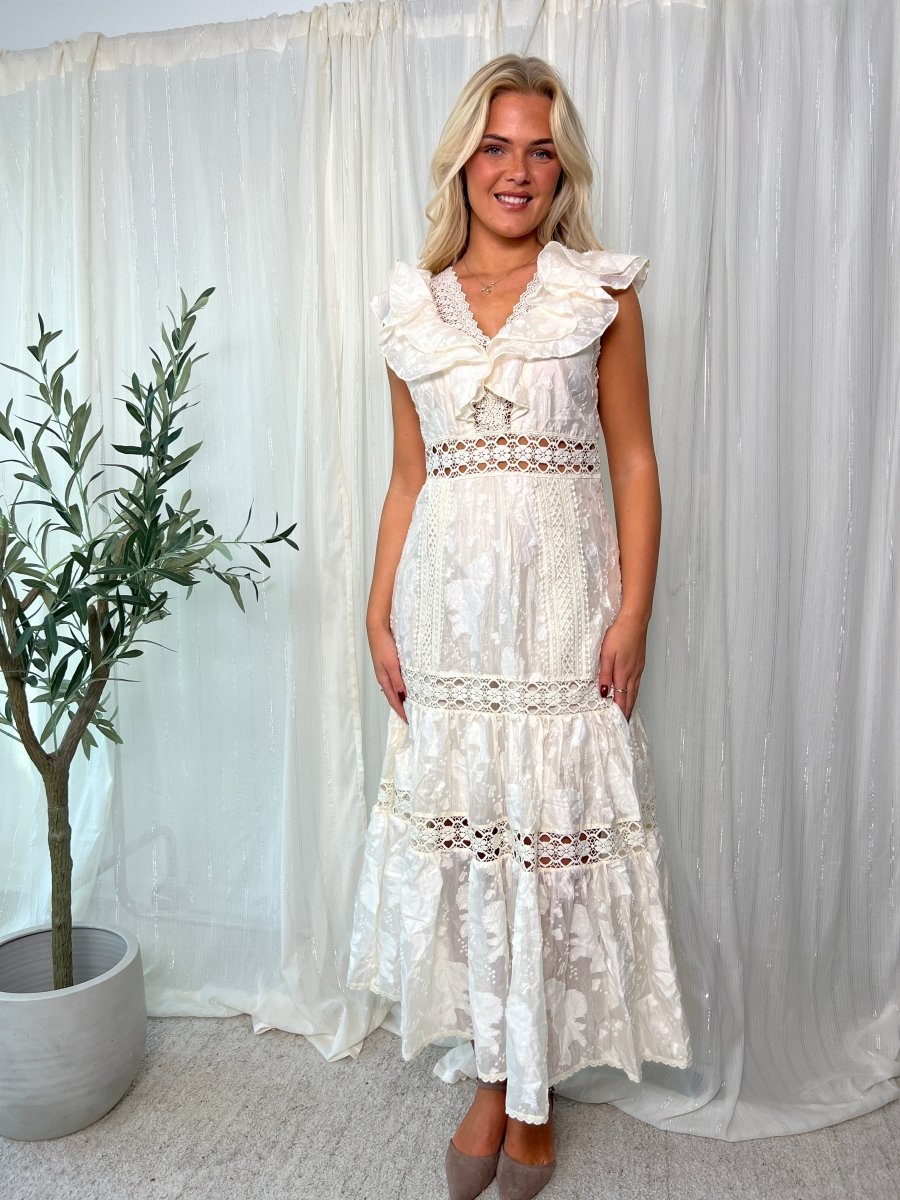 Its May beige boho dress - Aaberg DK