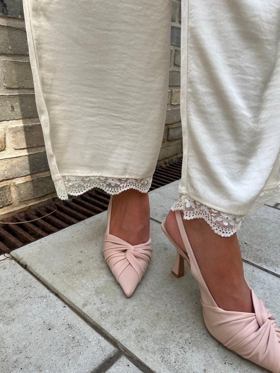 Its may satin lace set - Aaberg DK