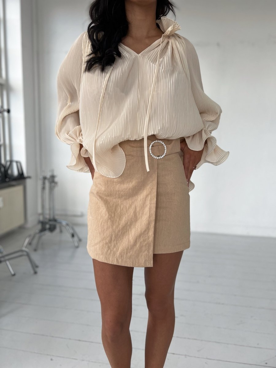 July beige skirt - Aaberg DK