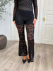 Kaia black lace pants