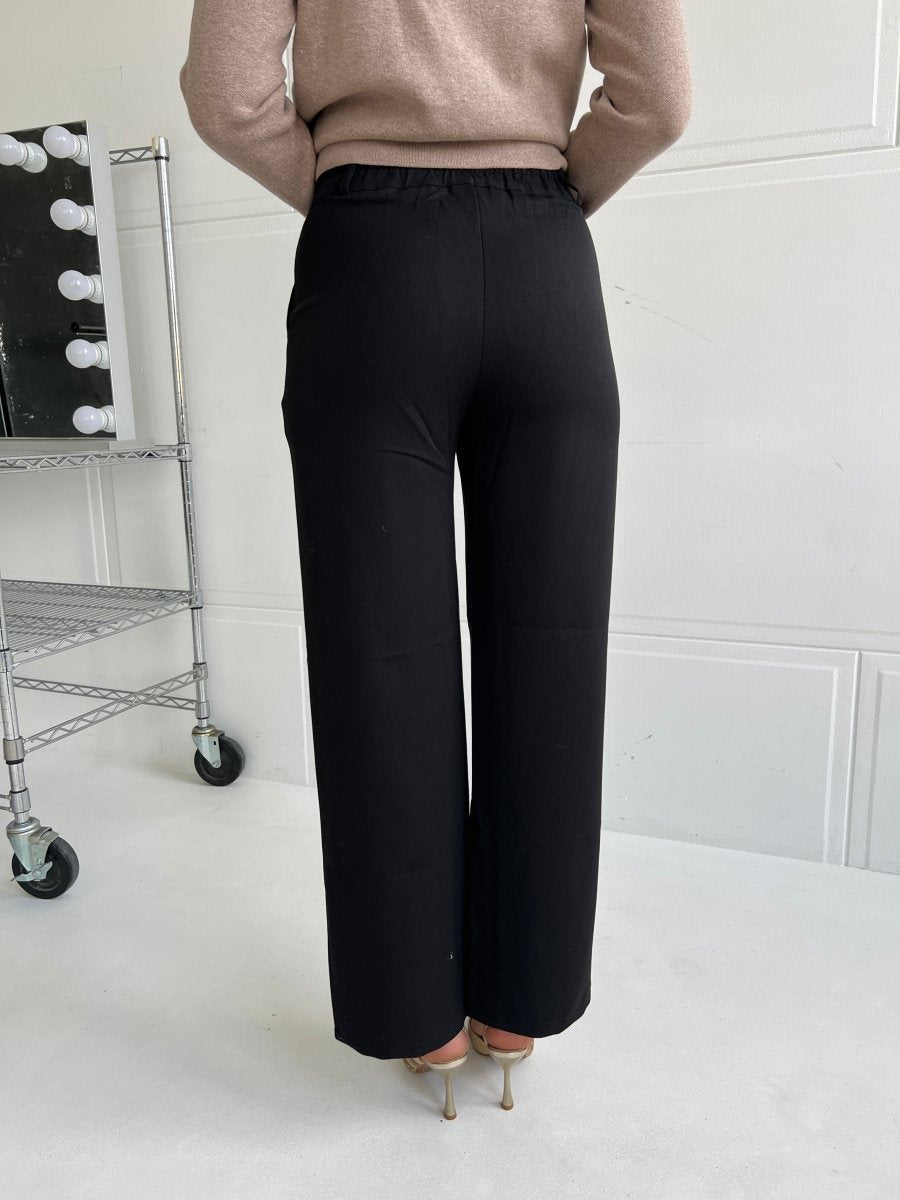 Laf'ee black long trousers - Aaberg DK
