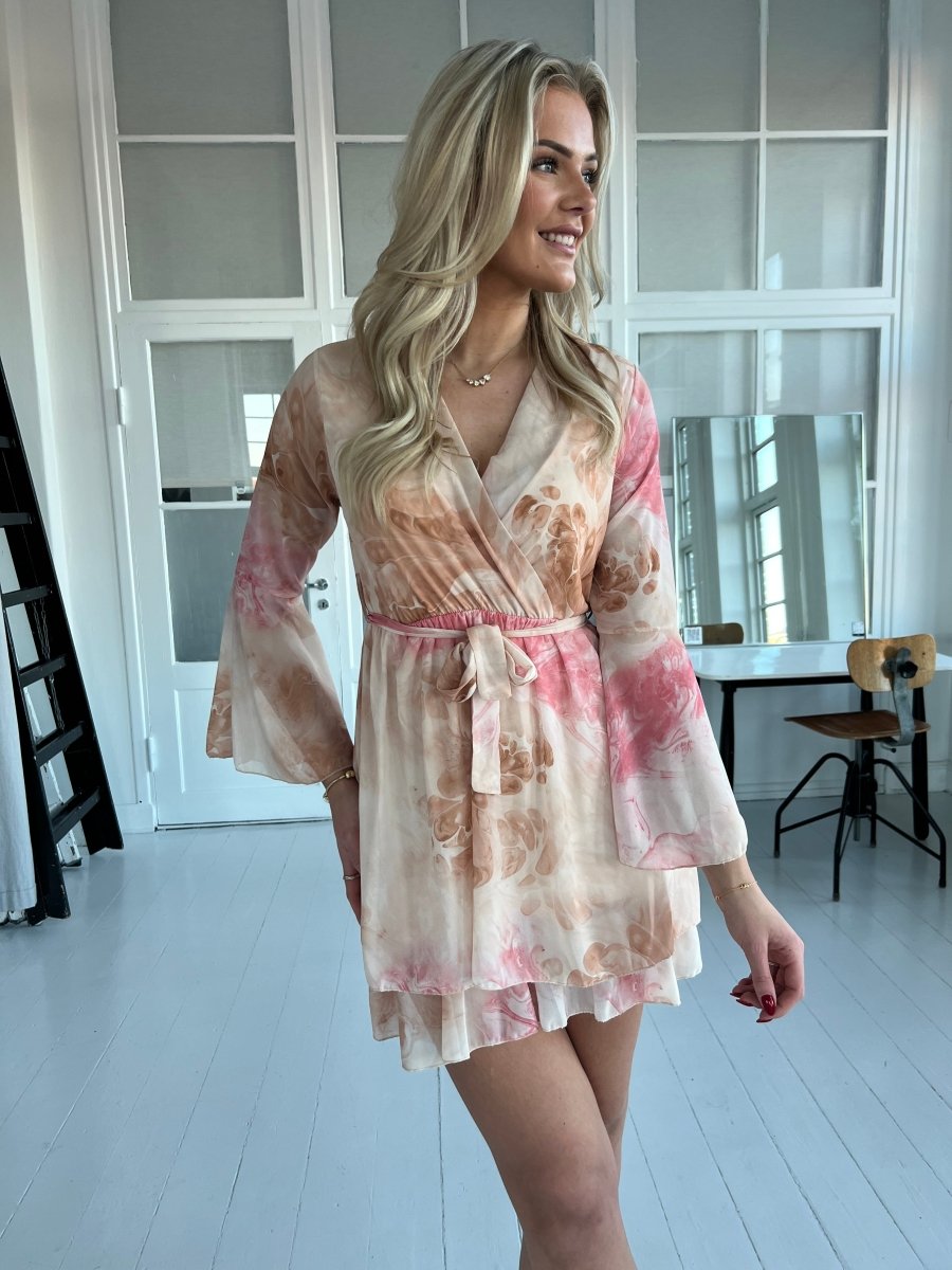 Latino rosa flower dress - Aaberg DK