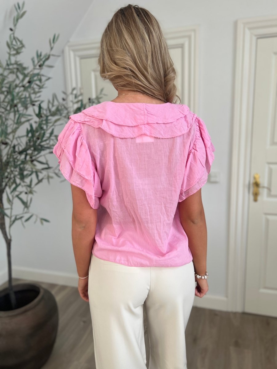 Lumine pink blouse - Aaberg DK