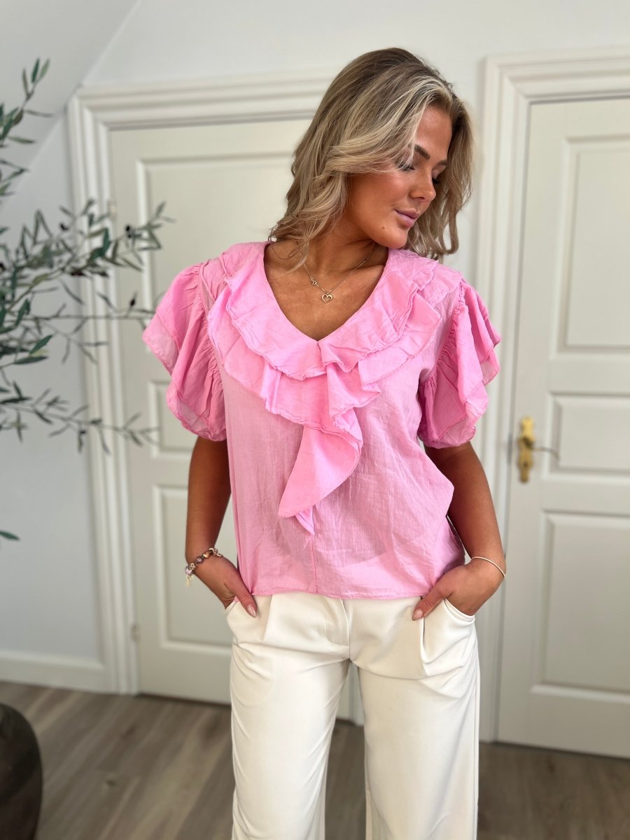 Lumine pink blouse - Aaberg DK