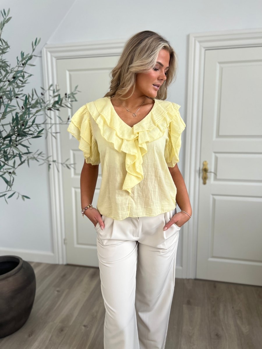 Lumine yellow blouse - Aaberg DK