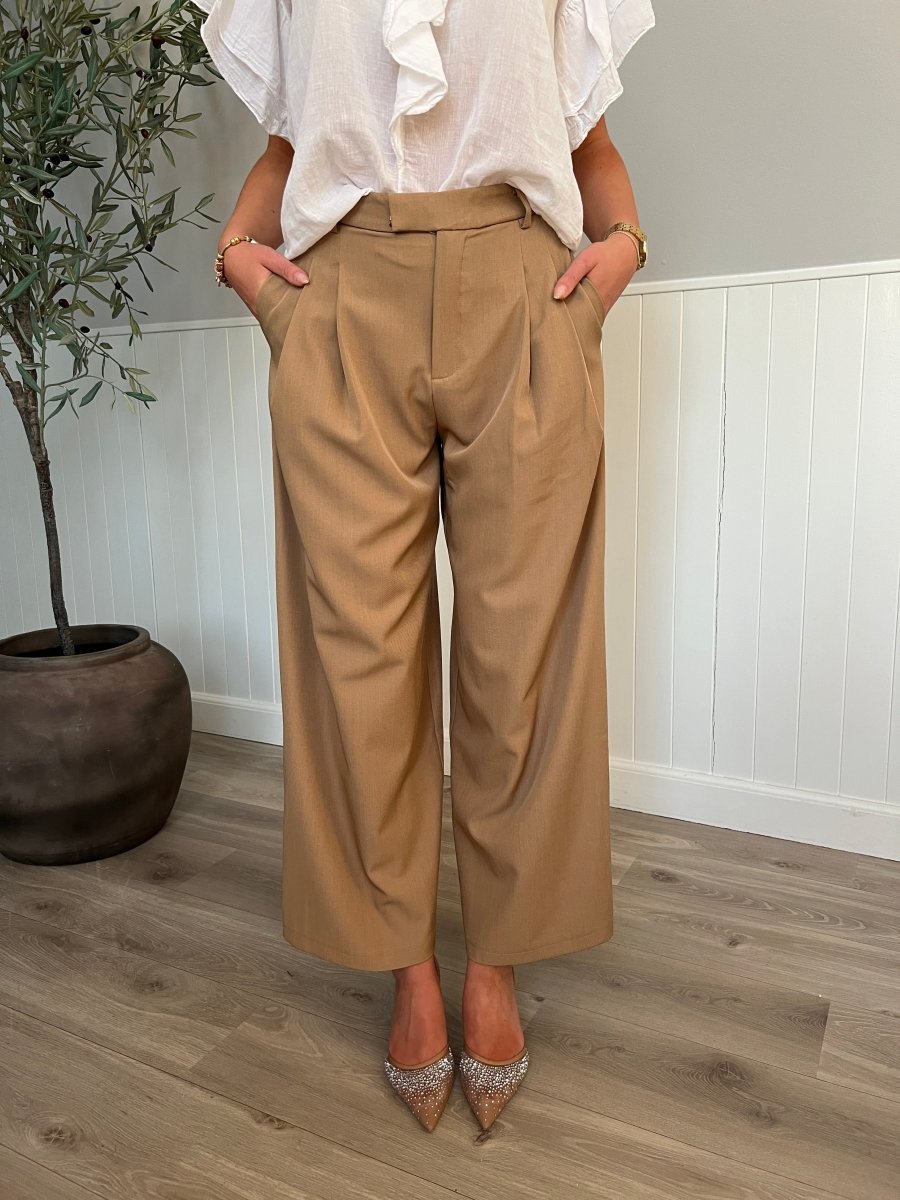 Mochy High wasted wide leg pants - Aaberg DK