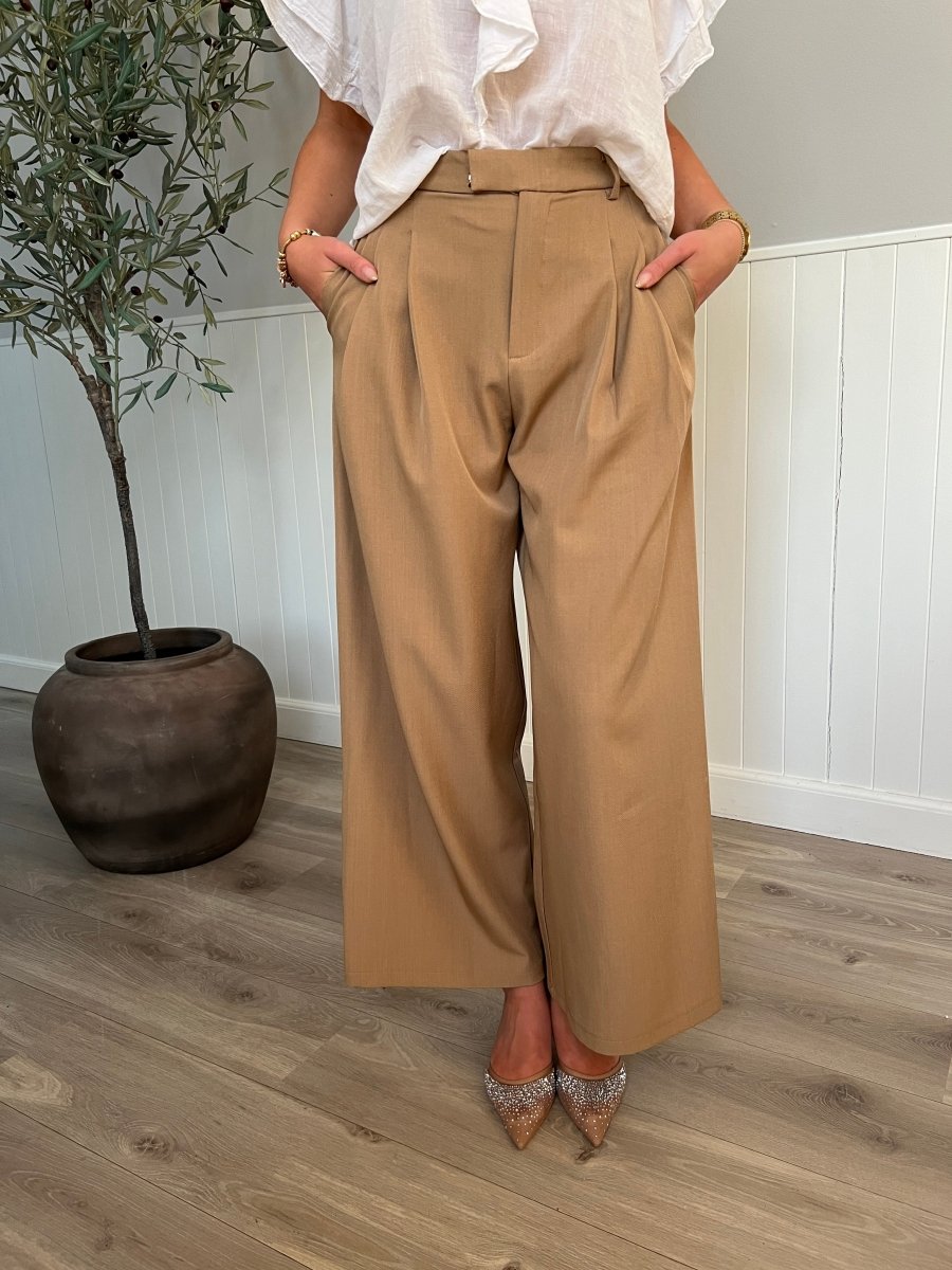 Mochy High wasted wide leg pants - Aaberg DK