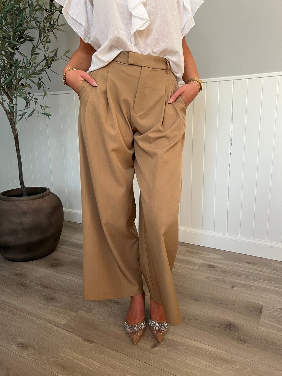 Mochy High wasted wide leg pants - Aaberg DK