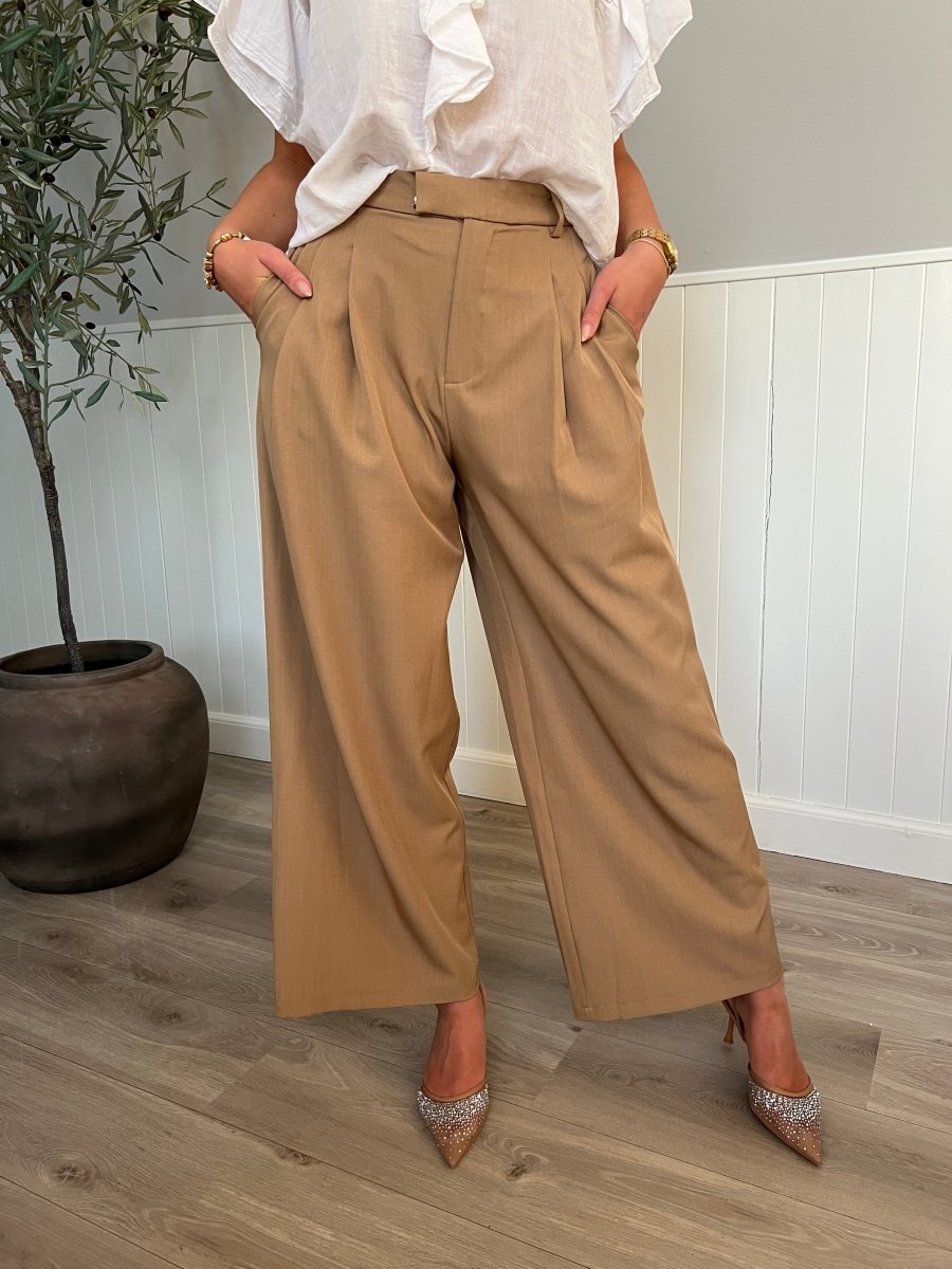 Mochy High wasted wide leg pants - Aaberg DK