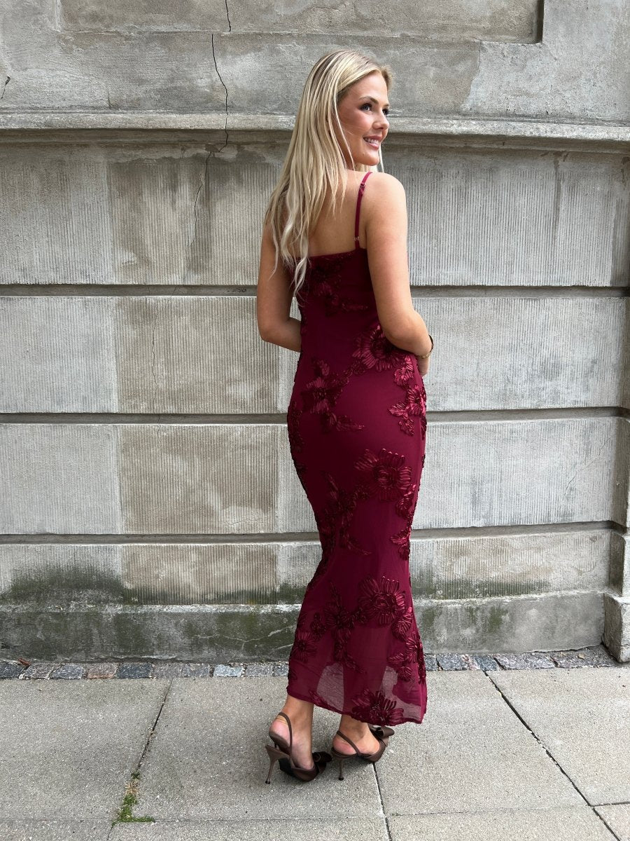 Moocci wine red dress - Aaberg DK