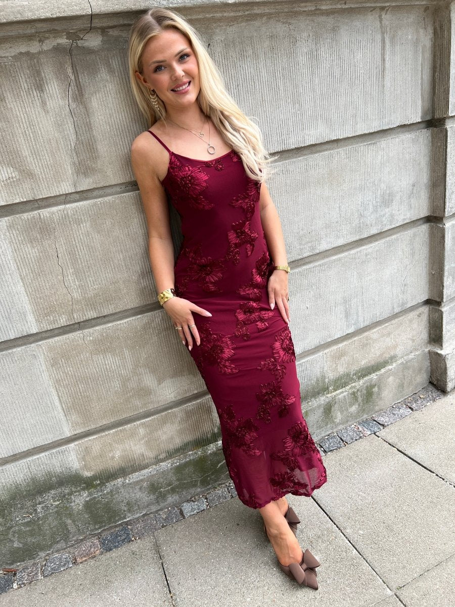 Moocci wine red dress - Aaberg DK