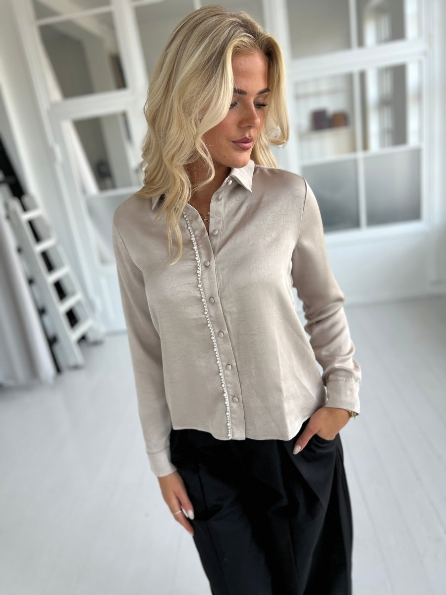 Sisters Point Velka Shirt Champagne - Aaberg DK