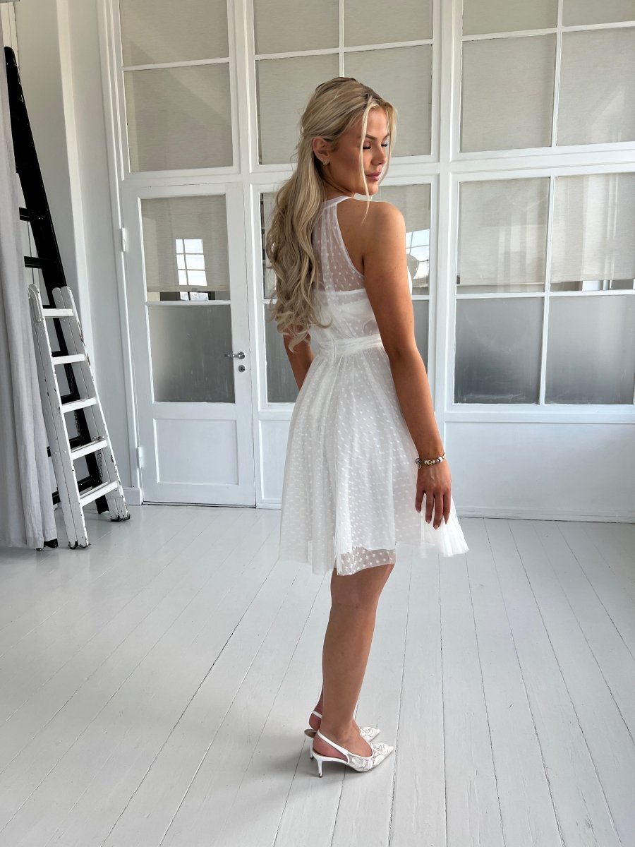 Soky white tulle dress - Aaberg DK