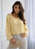 Syma yellow blouse