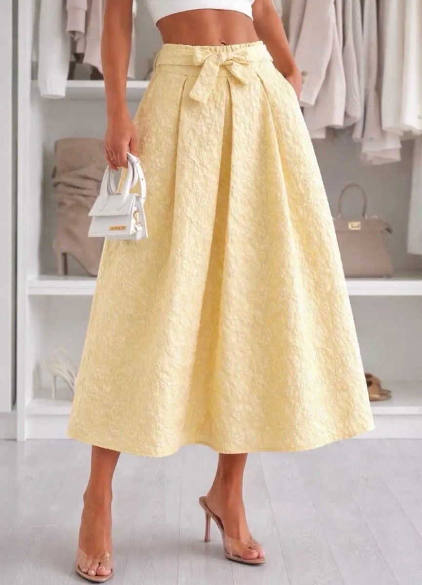 Syma yellow skirt - Aaberg DK